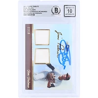 Jim Palmer Baltimore Orioles Autographed 2011 Topps Tribute Dual GU Relic #TDR-JP #/99 Beckett Fanatics Witnessed Authenticated 10 Card