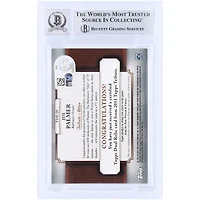 Jim Palmer Baltimore Orioles Autographed 2011 Topps Tribute Dual GU Relic #TDR-JP #/99 Beckett Fanatics Witnessed Authenticated 10 Card