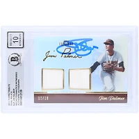 Jim Palmer Baltimore Orioles Autographed 2011 Topps Tribute Dual GU Relic #TDR-JP #/99 Beckett Fanatics Witnessed Authenticated 10 Card