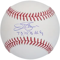 Baseball autographié par Jim Palmer des Orioles de Baltimore avec l'inscription « 73, 75, 76 AL CY »