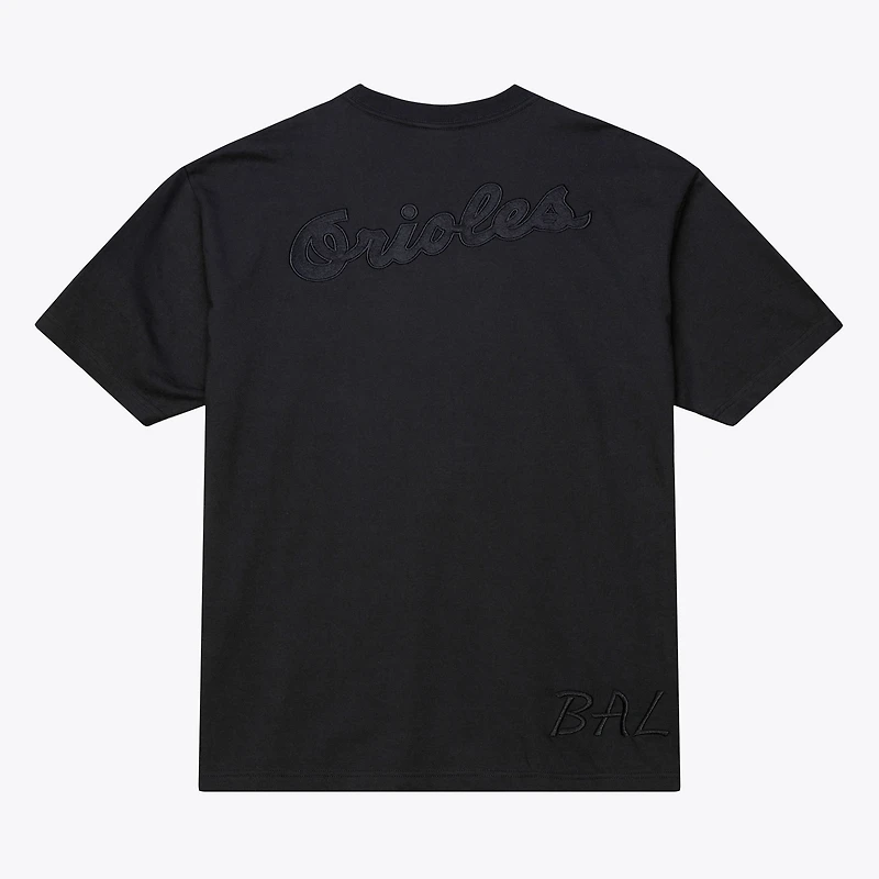 Men Mitchell & Ness Black Baltimore Orioles Cooperstown Collection Phantom T-Shirt
