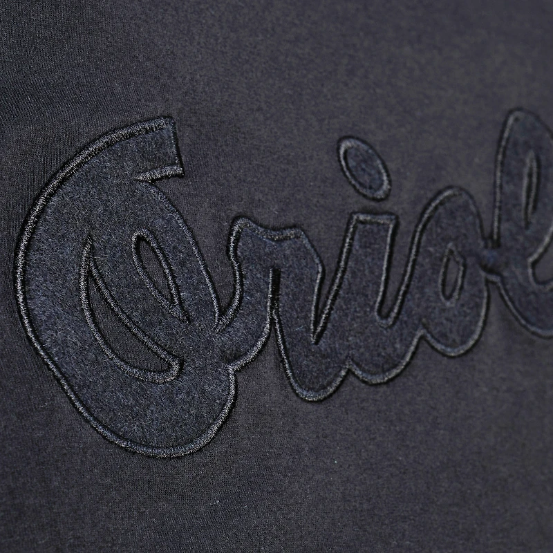 Men Mitchell & Ness Black Baltimore Orioles Cooperstown Collection Phantom T-Shirt