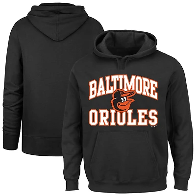 Sweat à capuche en molleton Velocity noir '47 pour homme des Baltimore Orioles, grande taille