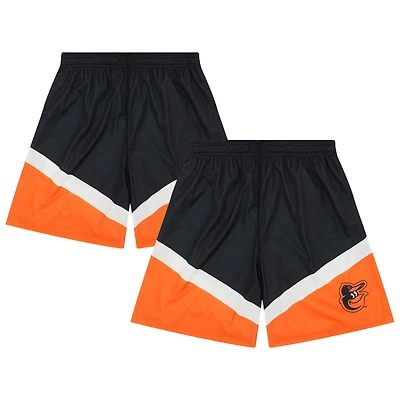 Short FOCO noir/orange à blocs de couleurs pour homme des Baltimore Orioles