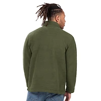 Men's G-III Sports by Carl Banks  Hunter Green Baltimore Orioles Everest Fleece Quarter-Zip Jacket