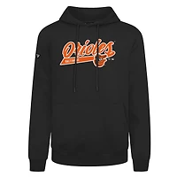 Men's Levelwear  Black Baltimore Orioles Podium Fleece Pullover Hoodie