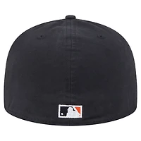 Casquette ajustée 59FIFTY noire Baltimore Orioles Championship Side Flag pour homme New Era