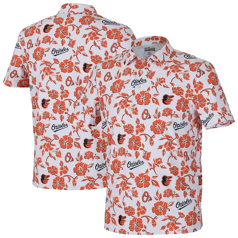 Polo Performance Pua blanc Reyn Spooner des Baltimore Orioles pour homme