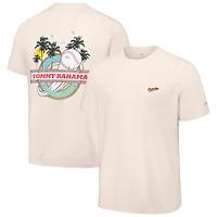T-shirt Tommy Bahama Cream pour homme, Fly Ball Club des Orioles de Baltimore