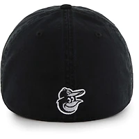 Men's '47 Black Baltimore Orioles Crosstown Classic Franchise Fitted Hat