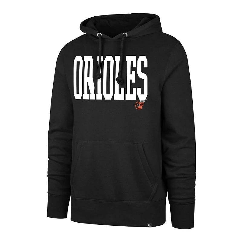 Sweat à capuche noir pour hommes des Orioles de Baltimore '47 Dime Headline