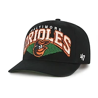 Casquette ajustable Pomona Hitch noire des Baltimore Orioles de 1947 pour homme