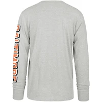 T-shirt à manches longues gris Baltimore Orioles Fair Ball Franklin pour homme '47