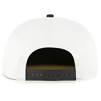 Men's '47 White/Black Baltimore Orioles Foundation Captain Snapback Hat