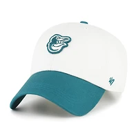Casquette ajustable Baltimore Orioles '47 blanche/turquoise contemporaine