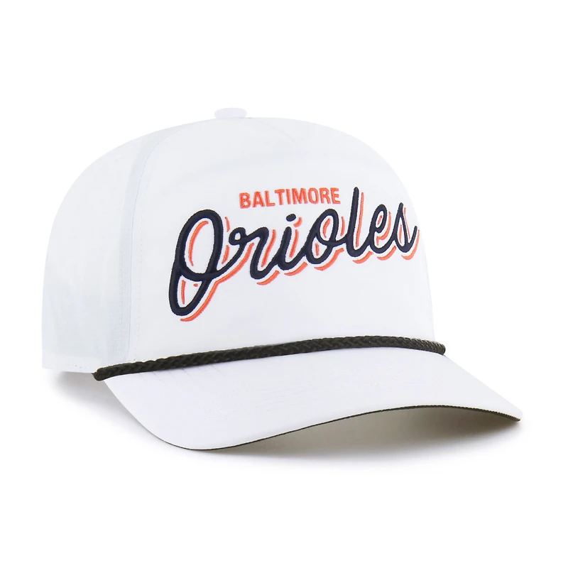 Casquette ajustable blanche « Brrr Fairway Hitch » des Baltimore Orioles pour homme, modèle 1947