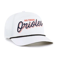 Casquette ajustable blanche « Brrr Fairway Hitch » des Baltimore Orioles pour homme, modèle 1947