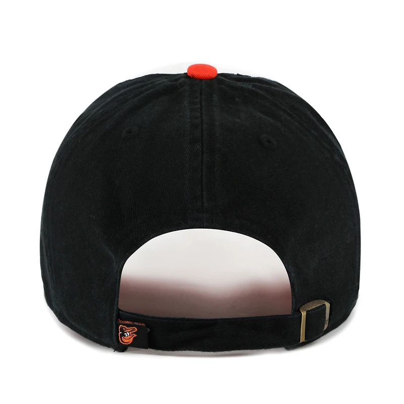 Casquette réglable Clean Up Baltimore Orioles '47 blanche pour homme