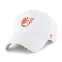 Casquette ajustable Foundational Pinch Offside des Orioles de Baltimore, modèle blanc 1947, pour homme