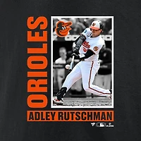 Men's Adley Rutschman Black Baltimore Orioles Player Hot Streak T-Shirt