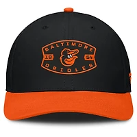Men's Baltimore Orioles Fanatics Black/Orange Cutoff Adjustable Trucker Hat