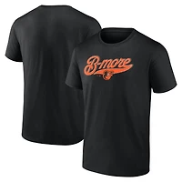 T-shirt noir B-More pour homme des Orioles de Baltimore