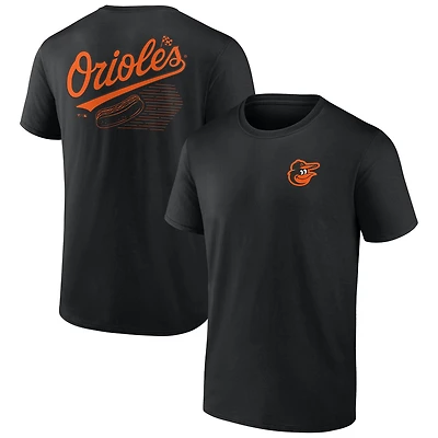 Men's  Black Baltimore Orioles Hot Dog Race T-Shirt
