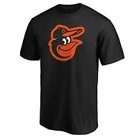 Men's  Black Baltimore Orioles Official Logo T-Shirt