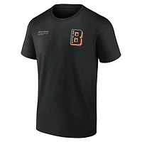 T-shirt noir Split Zone pour homme des Orioles de Baltimore