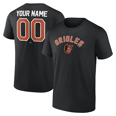 Men's Black Baltimore Orioles Winning Streak Custom T-Shirt
