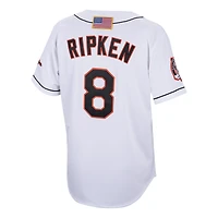 Maillot de joueur authentique pour homme Cal Ripken Jr. Baltimore Orioles Cooperstown Collection 2001 blanc