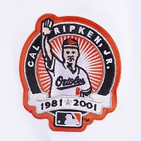 Maillot de joueur authentique pour homme Cal Ripken Jr. Baltimore Orioles Cooperstown Collection 2001 blanc