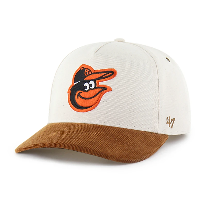 Casquette Carhartt x '47 Baltimore Orioles naturelle/marron non teinte, coupe décontractée et ajustable