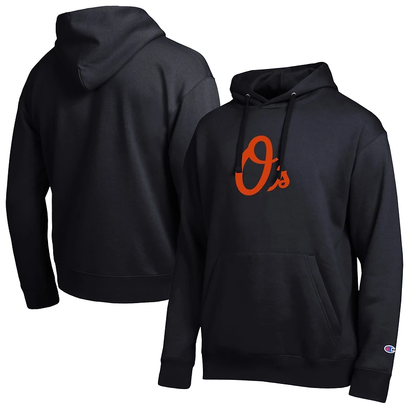 Men's Champion Black Baltimore Orioles All Star Embroidered Logo Hoodie