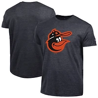 Men's Champion  Black Baltimore Orioles Cooperstown Logo Tri-Blend T-Shirt
