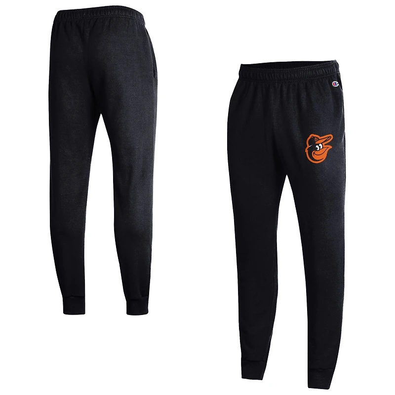 Pantalon de jogging Champion Powerblend noir pour homme, motif Orioles Baltimore