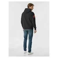 Sweat à capuche Champion noir Baltimore Orioles en chenille tissée inversée pour homme