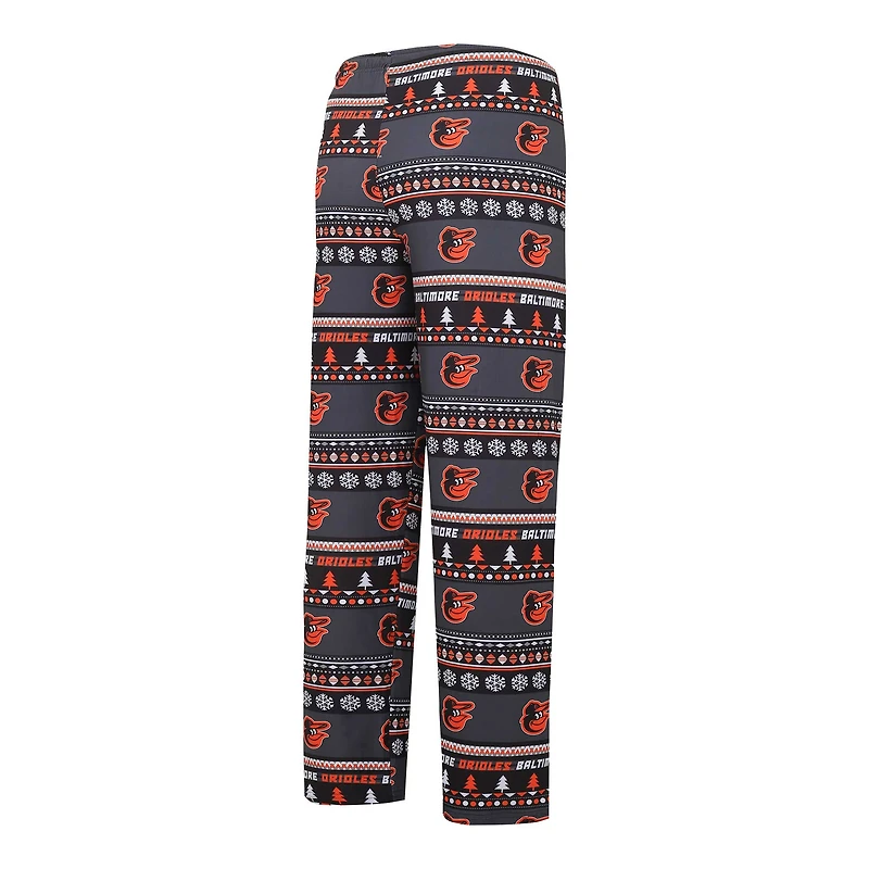 Concepts Sport pour hommes - Ensemble haut et pantalon en tricot noir Baltimore Orioles