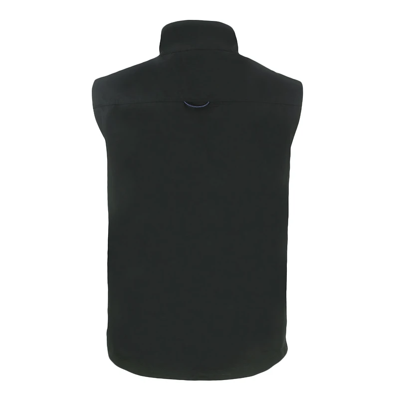 Men's Cutter & Buck Black Baltimore Orioles City Connect Big Tall Charter Eco Recycled Full-Zip Vest