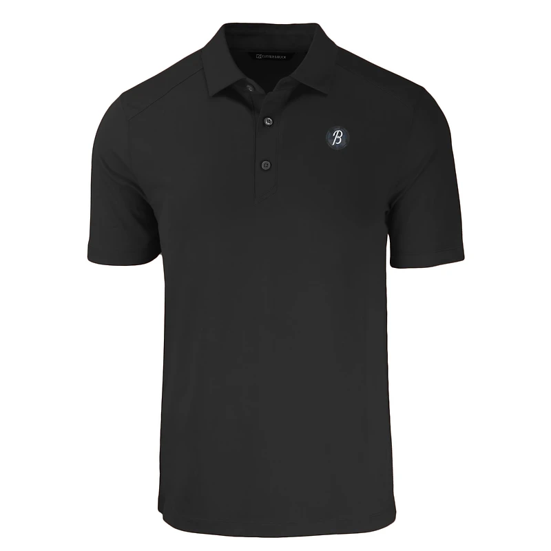 Men's Cutter & Buck Black Baltimore Orioles City Connect Forge Eco Stretch Recycled Polo