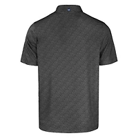 Polo Cutter & Buck pour homme, noir, Baltimore Orioles, imprimé galets écologiques, extensible et recyclé