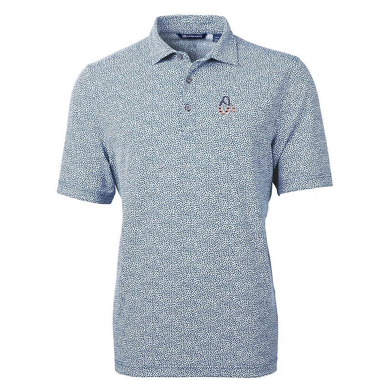 Men's Cutter & Buck  Navy Baltimore Orioles Americana Logo Virtue Eco-Pique Botanical Recycled Polo