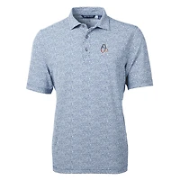 Men's Cutter & Buck  Navy Baltimore Orioles Americana Logo Virtue Eco-Pique Botanical Recycled Polo
