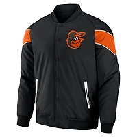Veste raglan noire à boutons-pression des Orioles de Baltimore, collection Darius Rucker pour homme par Fanatics