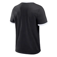 Men's Darius Rucker Collection by Fanatics  Black Baltimore Orioles Washed Ringer T-Shirt
