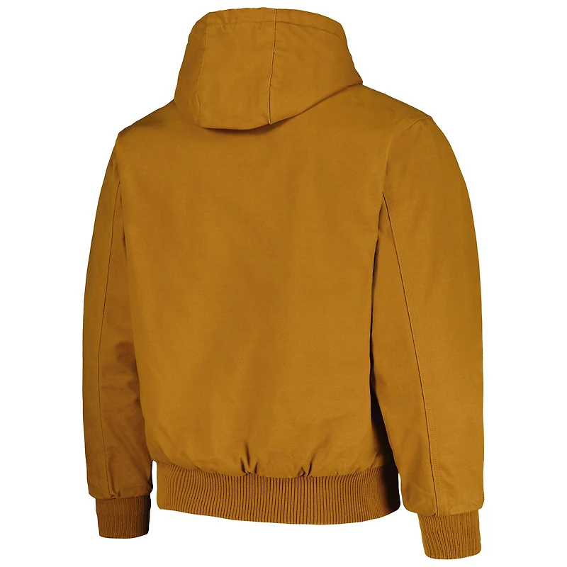 Men's Dunbrooke Brown Baltimore Orioles Dakota Work Full-Zip Hoodie Jacket