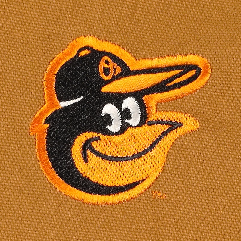 Veste à capuche entièrement zippée Dunbrooke Brown Baltimore Orioles Dakota Work pour hommes