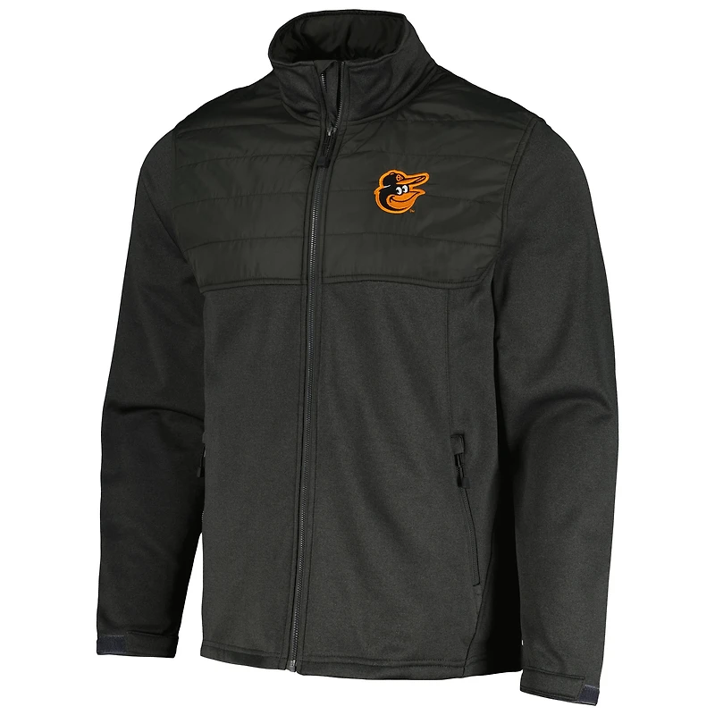 Men's Dunbrooke  Heather Black Baltimore Orioles Explorer Full-Zip Jacket