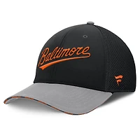 Men's Fanatics Black/Gray Baltimore Orioles Pennant Flex Hat