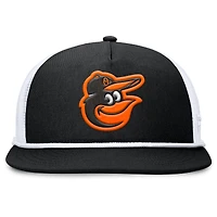 Casquette snapback Fanatics noire/blanche pour homme Baltimore Orioles Clubhouse Change Up